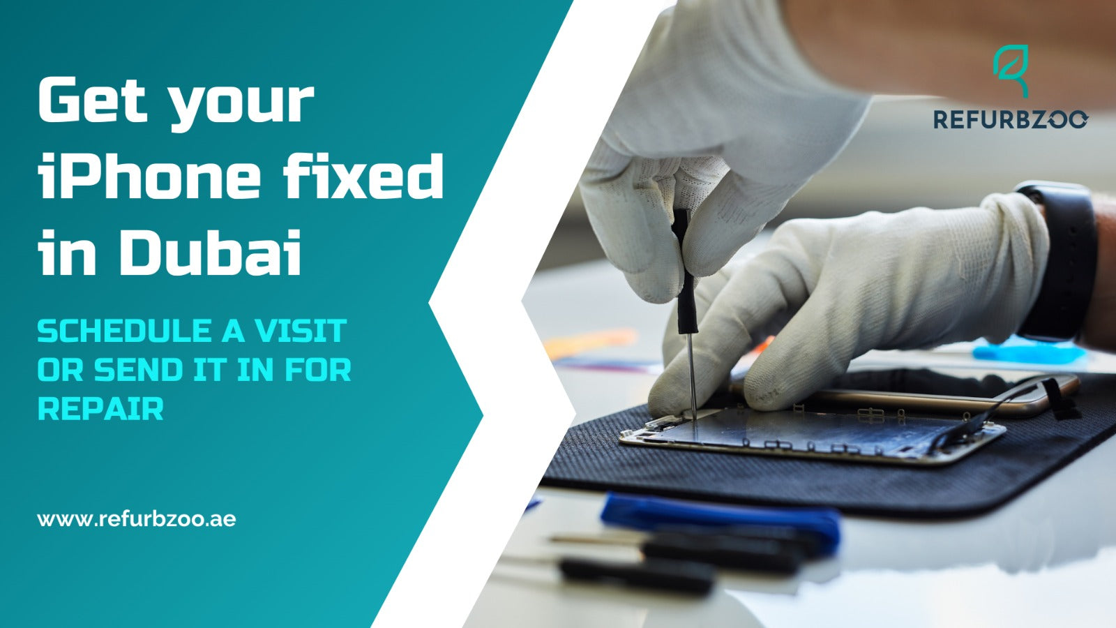 Get your iPhone fixed in Dubai: Schedule a visit or send it in for Repair